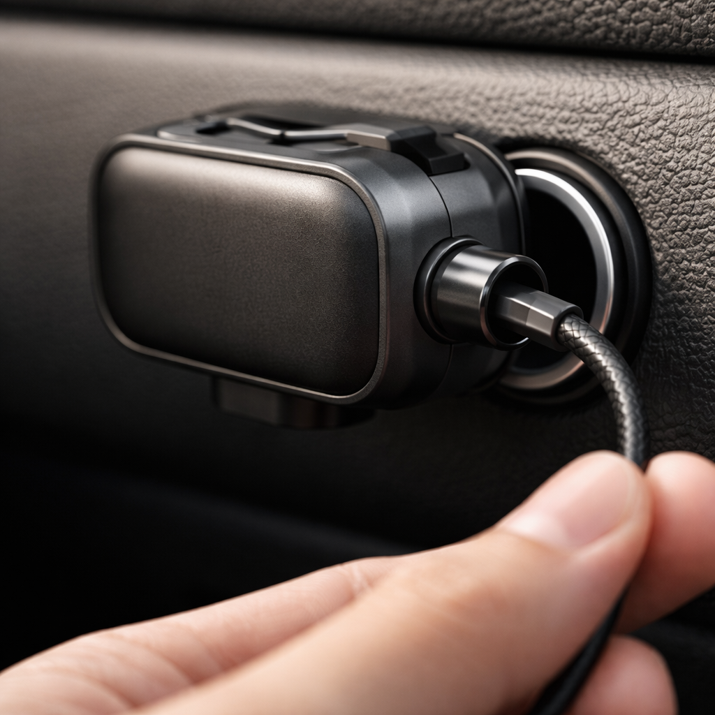 Aaviro Orbit™ Car Charging Hub | Retractable 4-Device Power